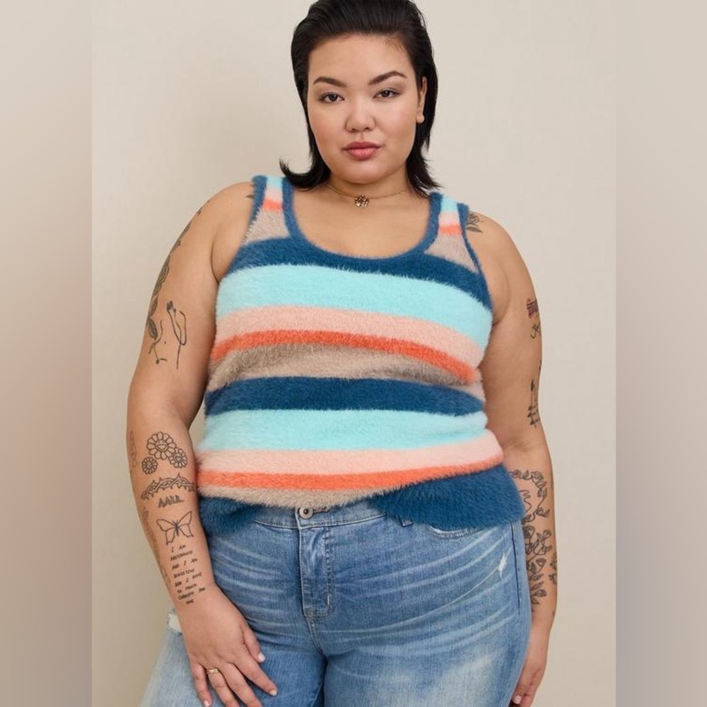 Torrid Eyelash Pullover Cami Sweater